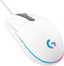 Mouse Gamer Logitech G203 RGB, 6 Botões Programáveis e Até 8.000 DPI - Branco
