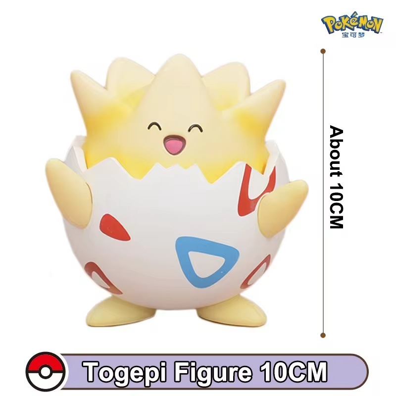 Boneco Action Figure Pokemon - Togepi Kawaii