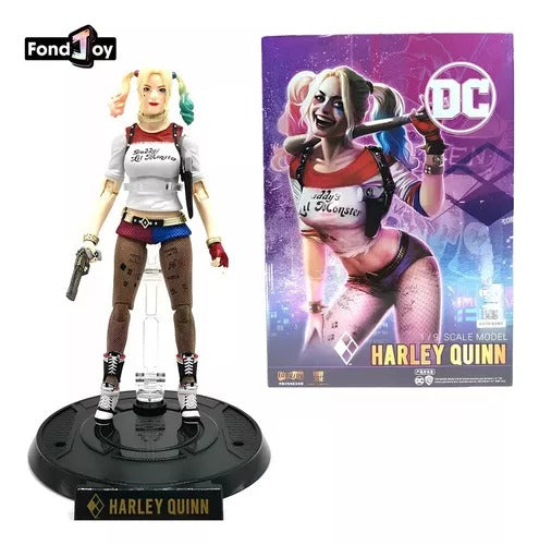 Boneco Action Figure Liga Da Justiça Harley Quinn Fondjoy