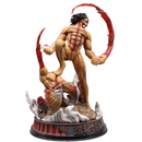 Boneco Action Figure  Attack On Titan - Titan Eren Jager vs Mandibula