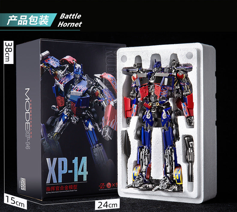 Boneco Action Figure Robô Transformers -  Optimus Prime O Líder Supremo dos Autobots!