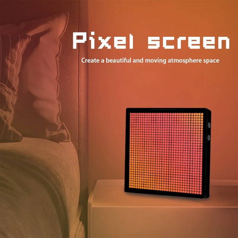 Luminária Gamer LED Screen Pixel Display