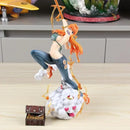 Boneco Action Figure One Piece Nami com Zeus e Seu Baú do Tesouro!