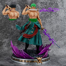 Boneco Action Figure One Piece - Roronoa Zoro 3 Espadas