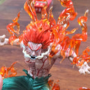 Boneco Action Figure Naruto Maito Gai Besta Vermelha de Konoha