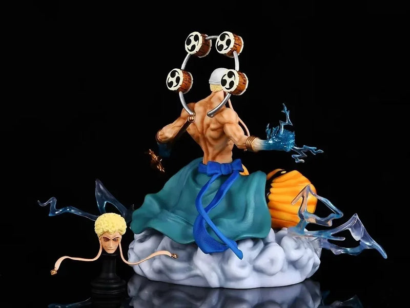 Boneco Action Figure One Piece Enel o Imponente Deus do Trovão