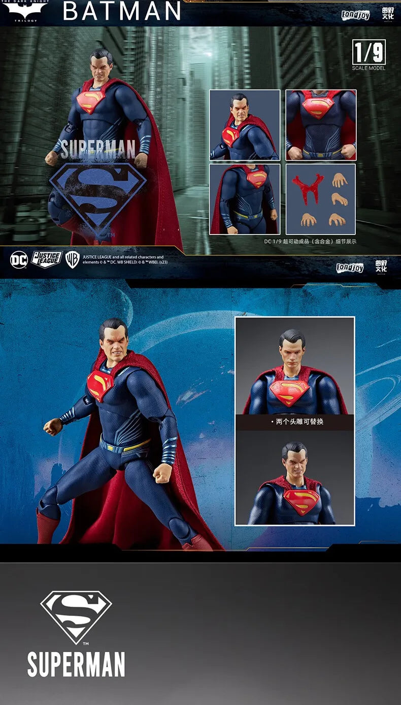 Boneco Action Figure Liga Da Justiça Superman Fondjoy