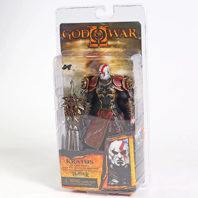 Boneco Action Figure God Of war - Kratos Ares Armor e Blade Of Olympus Neca