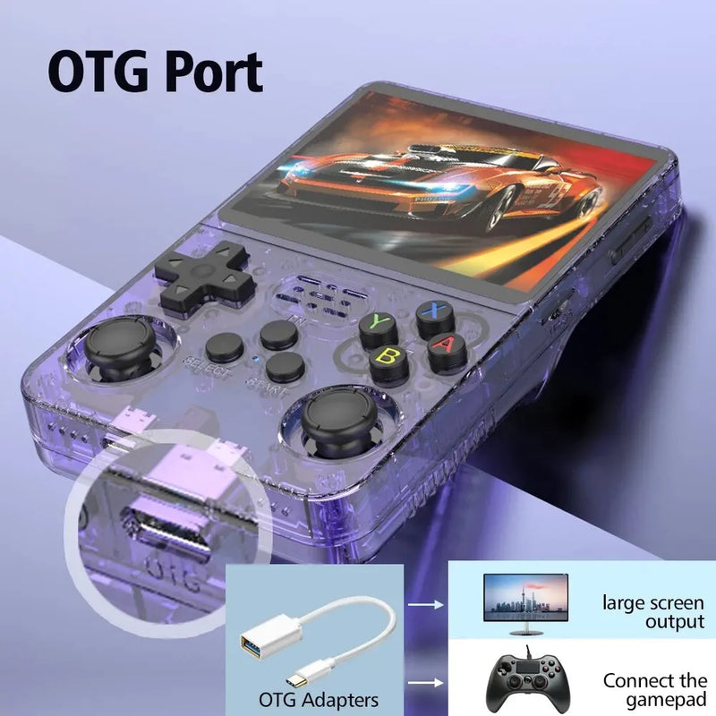 Mini Game Console Portátil Retro Game 64GB