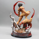 Boneco Action Figure  Attack On Titan - Titan Eren Jager vs Mandibula