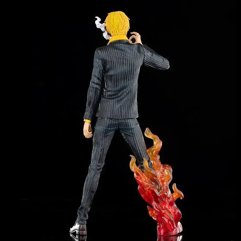 Boneco Action Figure One Piece Sanji Ativa o Diable Jambe