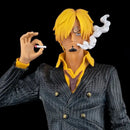 Boneco Action Figure One Piece Sanji Ativa o Diable Jambe