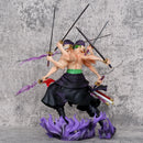 Boneco Action Figure One Piece Roronoa Zoro Ataque Das 9 Espadas