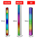 Luminária Gamer Led Equalizador Rítmico 16 leds