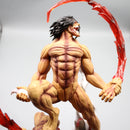 Boneco Action Figure  Attack On Titan - Titan Eren Jager vs Mandibula
