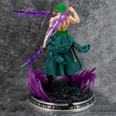 Boneco Action Figure One Piece - Roronoa Zoro 3 Espadas