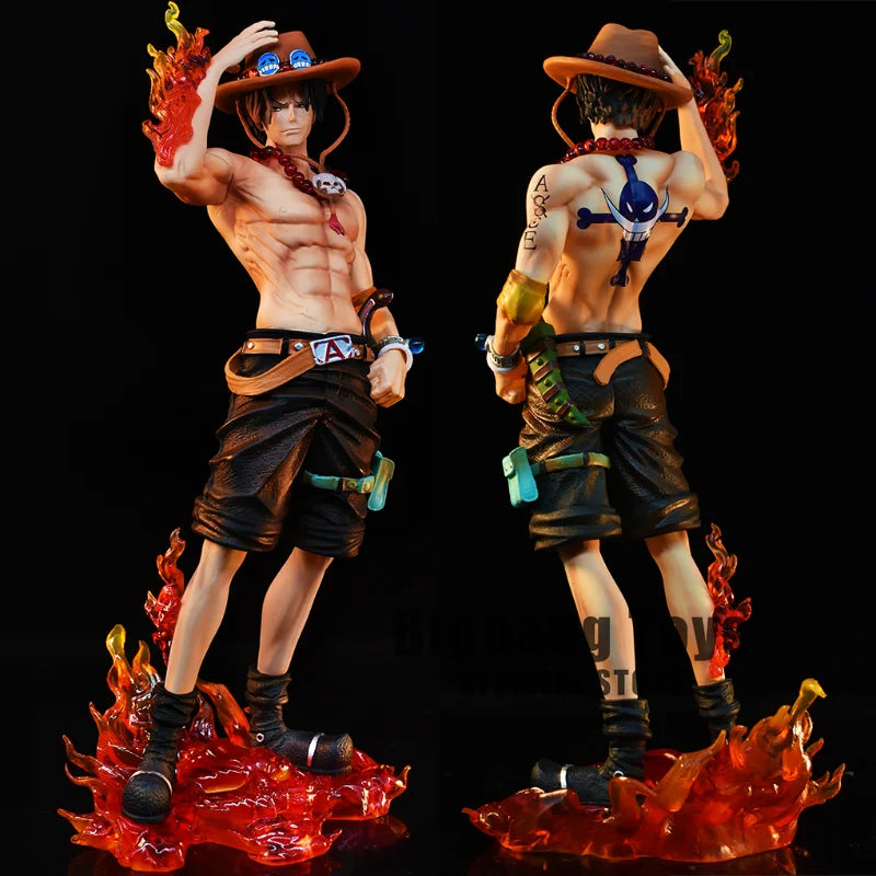 Boneco Action Figure One Piece Acer o Fogo do Novo Mundo