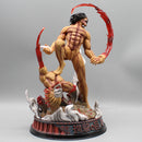 Boneco Action Figure  Attack On Titan - Titan Eren Jager vs Mandibula