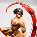 Boneco Action Figure  Attack On Titan - Titan Eren Jager vs Mandibula