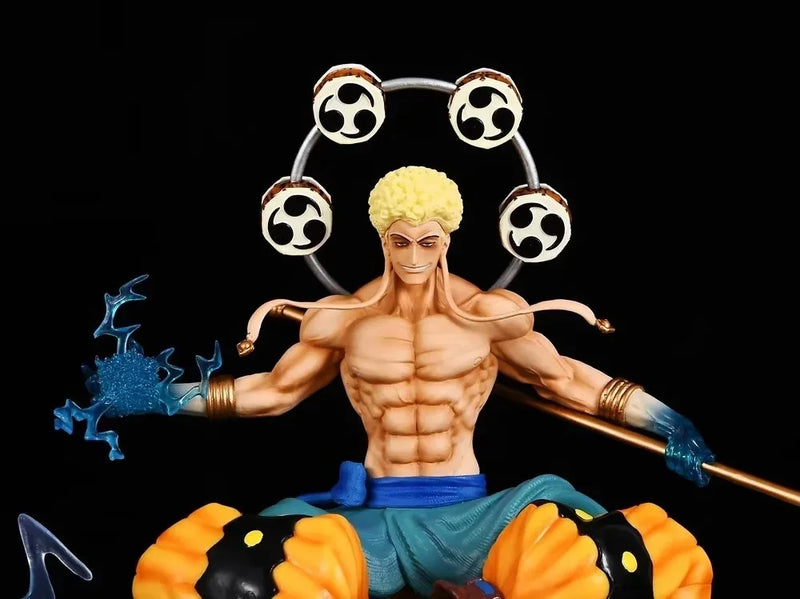 Boneco Action Figure One Piece Enel o Imponente Deus do Trovão
