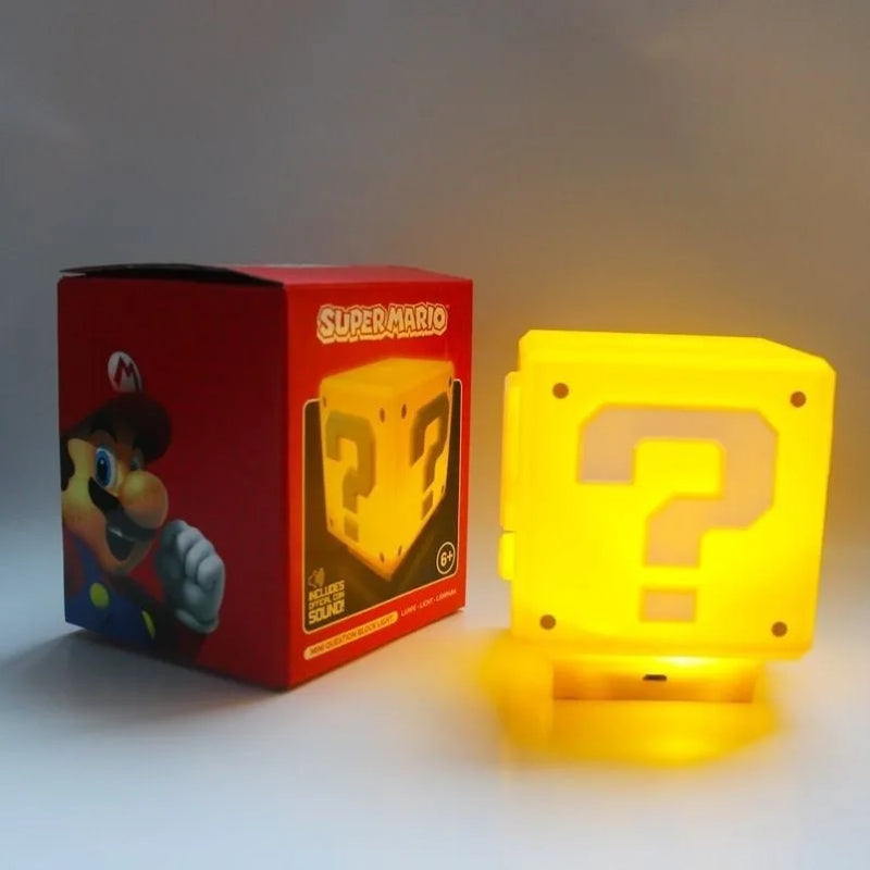 Luminária LED Gamer Super Mario Block