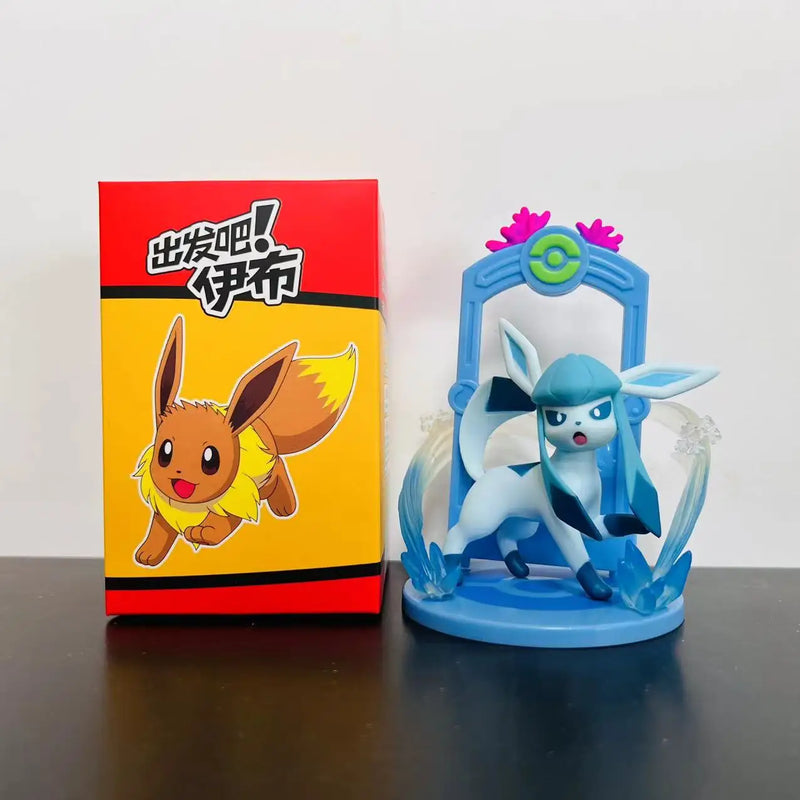 Boneco Action Figure Pokemon - Eevee 9 Evoluções