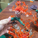 Boneco Action Figure Naruto Maito Gai Besta Vermelha de Konoha