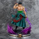 Boneco Action Figure One Piece - Roronoa Zoro 3 Espadas