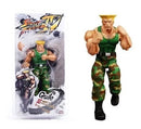Boneco Action Figure Guile Street Fighter II Bandai com Detalhes Incríveis