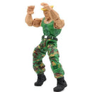 Boneco Action Figure Guile Street Fighter II Bandai com Detalhes Incríveis